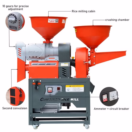 Tengka Sb10 Несколько функций хорошего качества Прямые продажи с фабрики Домашняя портативная рисовая мельница Фрезерный станок