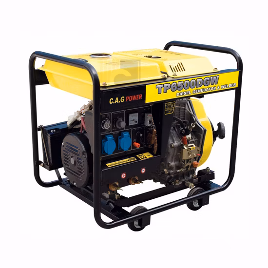 Дизельный генератор мощностью 10 л.с. и сварочный аппарат.